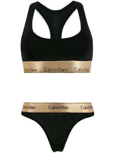 Calvin Klein Underwear бюстгальтер с логотипом и трусы-брифы 000QF5668E