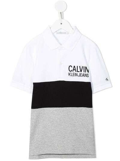 Calvin Klein Kids рубашка поло с логотипом