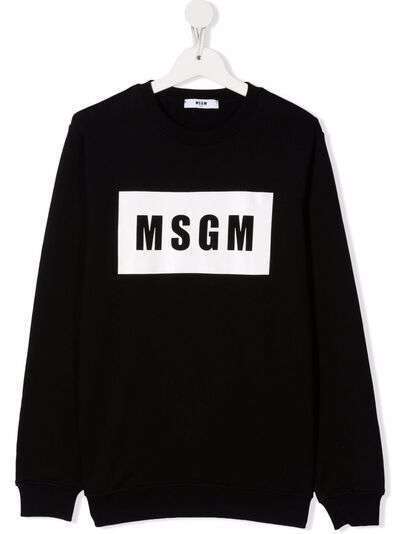 MSGM Kids толстовка с логотипом