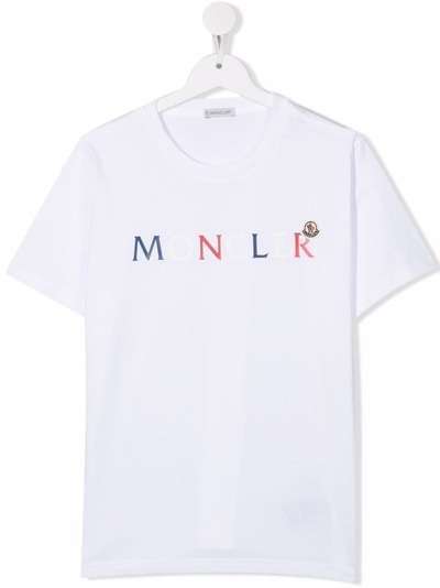 Moncler Enfant TEEN logo-print cotton T-shirt