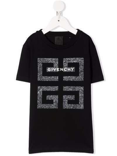 Givenchy Kids длинная футболка с логотипом