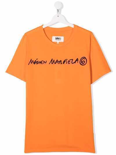 MM6 Maison Margiela Kids футболка с логотипом