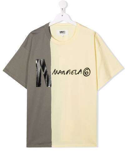 MM6 Maison Margiela Kids футболка с логотипом