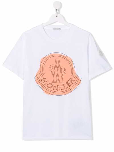 Moncler Enfant TEEN logo patch T-shirt