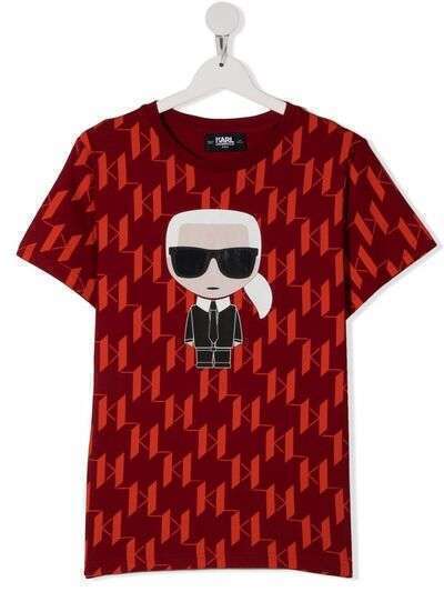 Karl Lagerfeld Kids футболка Ikonik Karl с монограммой