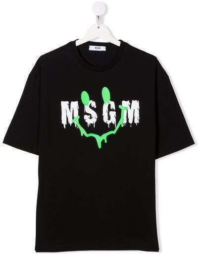 MSGM Kids футболка с логотипом