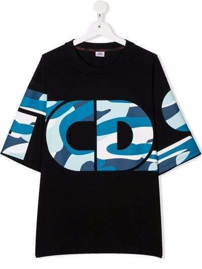 Gcds Kids TEEN logo-print T-shirt