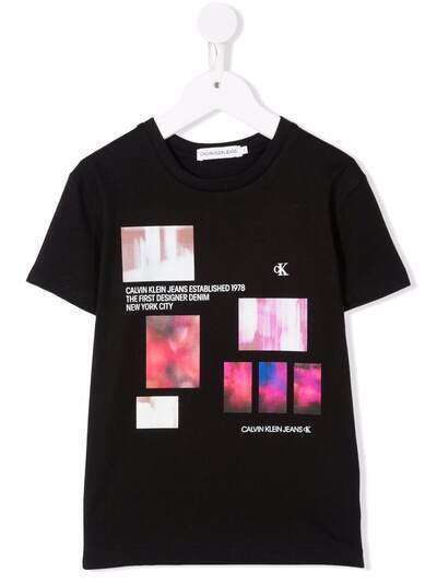 Calvin Klein Kids футболка с графичным принтом