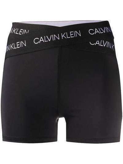 Calvin Klein шорты для бега с логотипом на поясе 00GWS0L752007