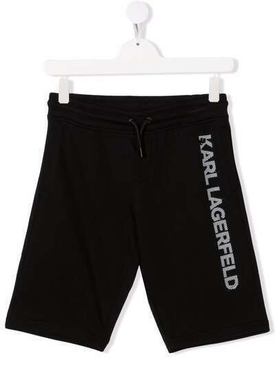Karl Lagerfeld Kids облегающие шорты с логотипом