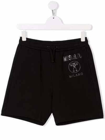 Moschino Kids спортивные шорты с логотипом