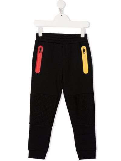 Stella McCartney Kids спортивные брюки с карманами на молнии