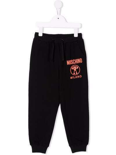 Moschino Kids спортивные брюки с логотипом