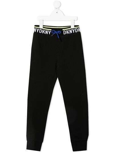 Dkny Kids спортивные брюки с логотипом