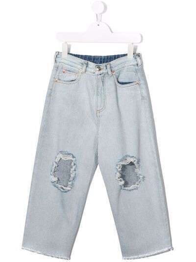 MM6 Maison Margiela Kids джинсы с прорезями