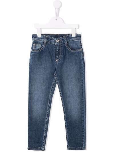 LANVIN Enfant джинсы скинни с завышенной талией