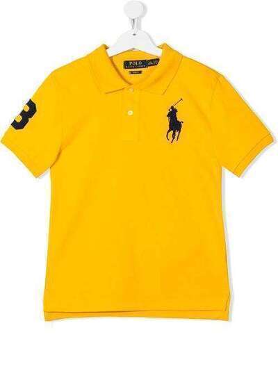 Ralph Lauren Kids рубашка-поло с вышитым логотипом 323708861