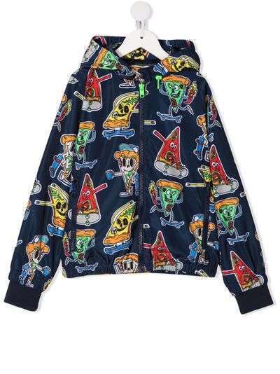Stella McCartney Kids куртка Pizza Skaters с капюшоном