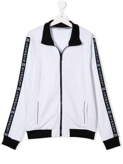 Givenchy Kids спортивная куртка на молнии с логотипом H2516010B