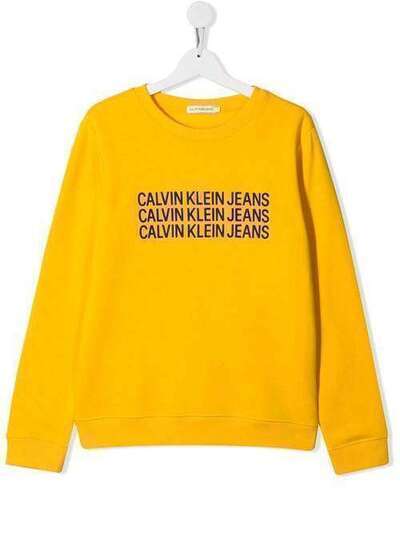 Calvin Klein Kids толстовка с логотипом IB0IB00271