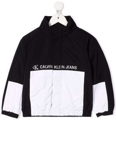 Calvin Klein Kids легкая куртка в стиле колор-блок