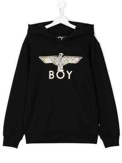 Boy London Kids толстовка с капюшоном и логотипом EAGLEKIDSHOODBLACKGOLD