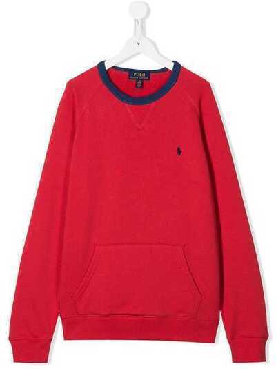 Ralph Lauren Kids свитер с вышитым логотипом 323760450