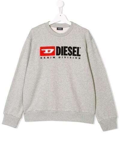 Diesel Kids толстовка с принтом логотипа 00J48E0IAJH