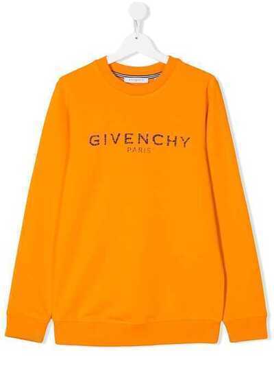 Givenchy Kids толстовка с логотипом H25167425