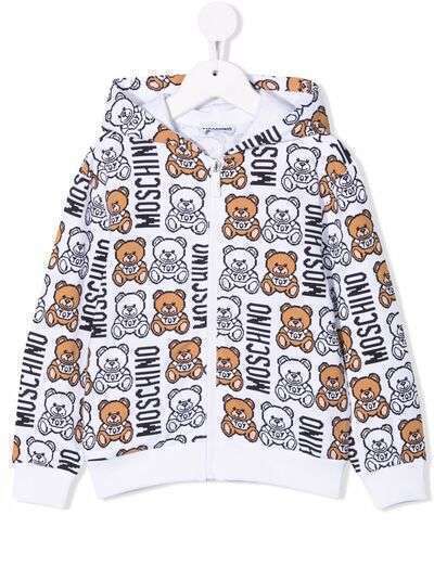 Moschino Kids худи с логотипом