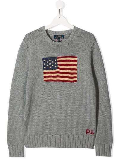 Ralph Lauren Kids свитер с вышивкой 322702294001