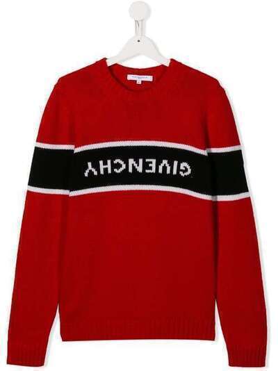 Givenchy Kids пуловер с логотипом H25152991