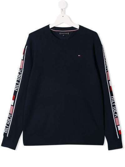 Tommy Hilfiger Junior свитер с кружевом и логотипом KB0KB05196