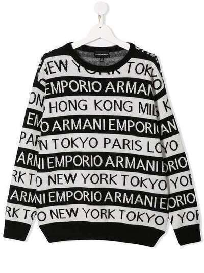 Emporio Armani Kids свитер с логотипом 6G4MYF4M0NZ