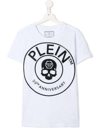 Philipp Plein Junior футболка с декорированным логотипом A19CBTK0809PJY002N