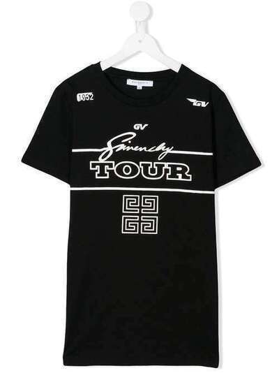 Givenchy Kids футболка Tour с логотипом 4G H2514209B