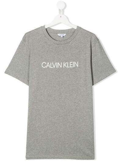 Calvin Klein Kids футболка с круглым вырезом и логотипом B70B700234