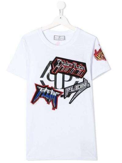 Philipp Plein Junior футболка Rock с логотипом S20CBTK0843PJY002N