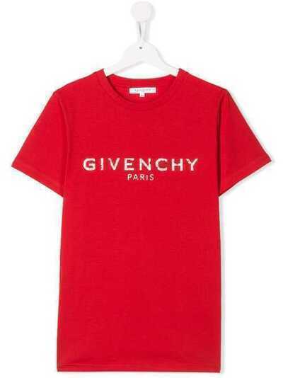 Givenchy Kids футболка из джерси с логотипом H25H47991