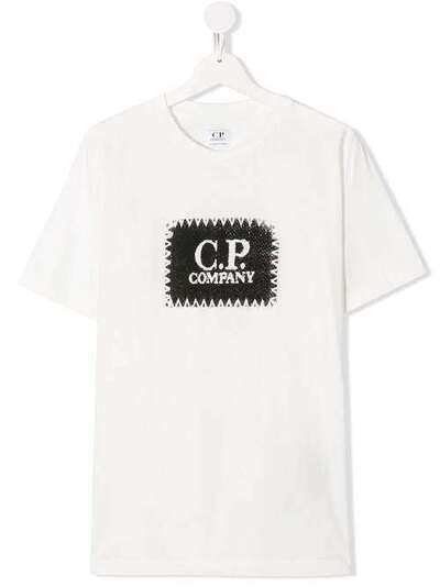 Cp Company Kids TEEN logo print T-shirt CKTS022C003568W