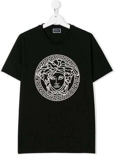 Young Versace футболка с логотипом Medusa YD000181YA00079
