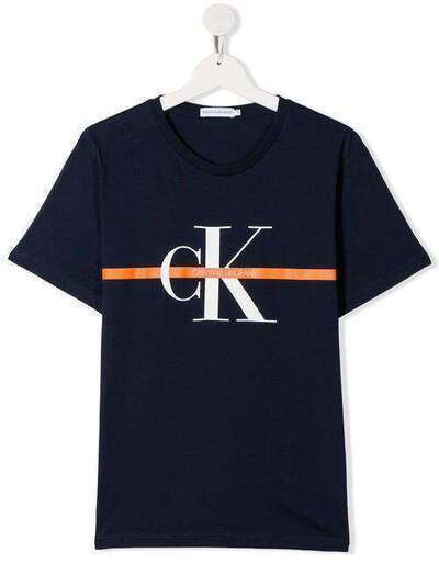 Calvin Klein Kids футболка с логотипом IB0IB00448CIK