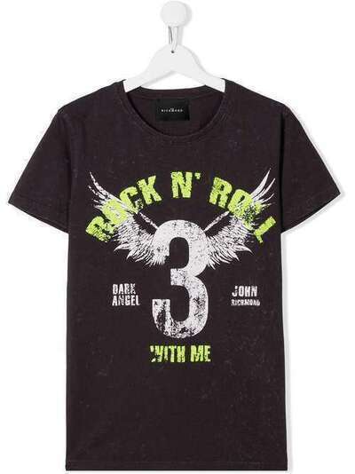John Richmond Junior футболка Rock n'Roll With Me RBP20111TSFX