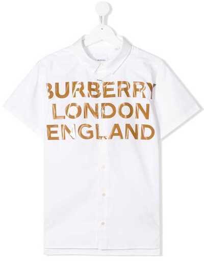 Burberry Kids футболка с логотипом 8026355