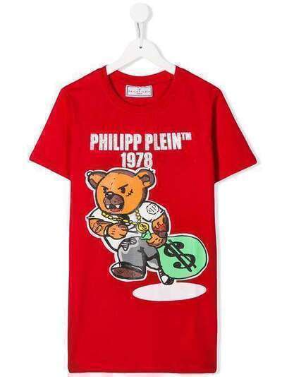 Philipp Plein Junior футболка с принтом S20CBTK0859PJY002N