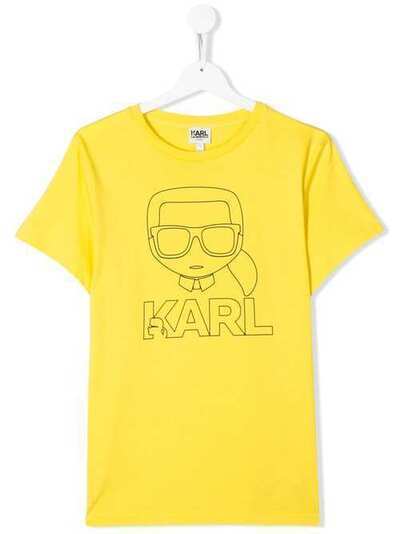 Karl Lagerfeld Kids футболка с логотипом Karl Z25218508