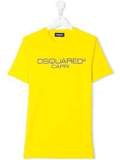 Dsquared2 Kids футболка с логотипом DQ03WHD00WY