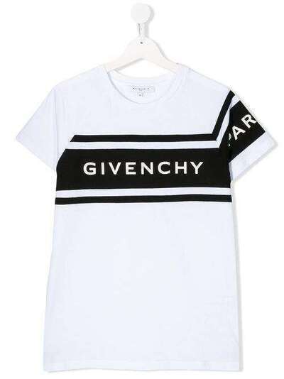 Givenchy Kids футболка с логотипом H2517310B
