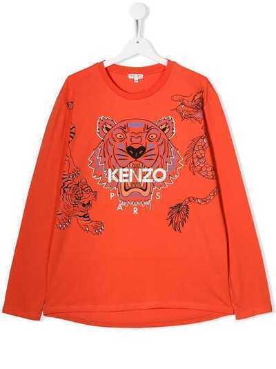 Kenzo Kids топ Tiger с логотипом KP1069837