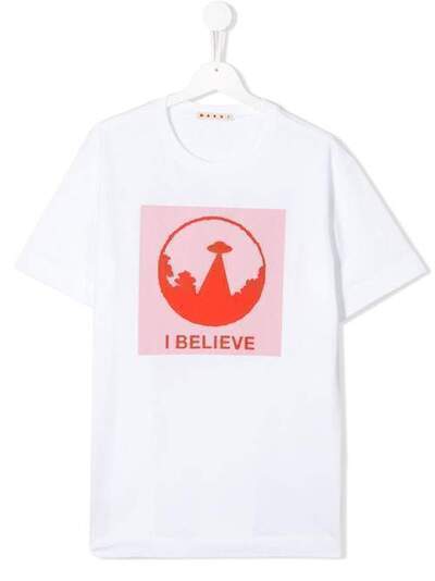 Marni Kids футболка I Believe M002MNMT128UT